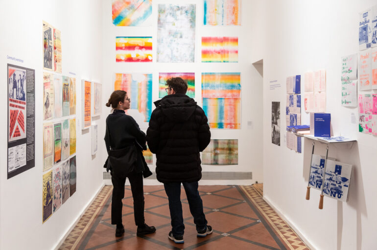 Photo showing inside of gallery space