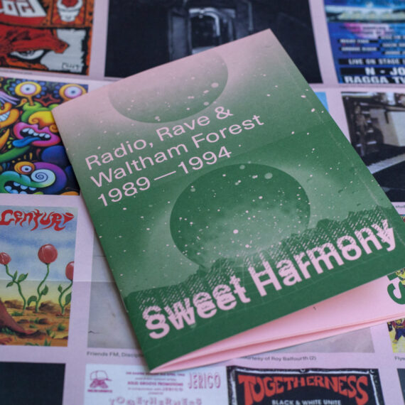 Sweet Harmony booklet and coloured poster in the background
