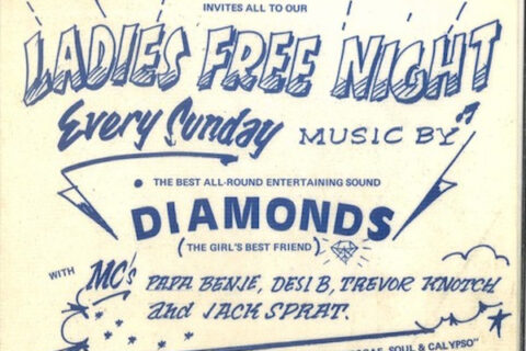 Flyer from an event in Newham- saying 'Ladies Free Night'
